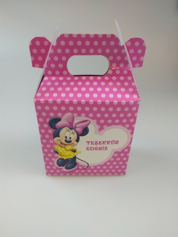 MİNNİE MOUSE KARE KAĞIT KUTU KATLAMALI - Resim 2