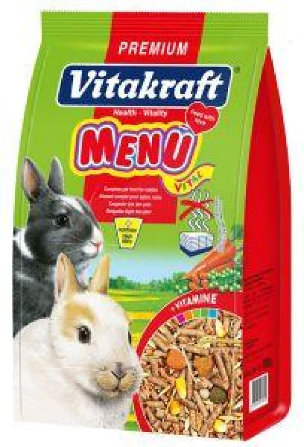 Vitakraft Menü Tavşan Yemi 1000 gr Skt : 07/2027 ürün görseli 1