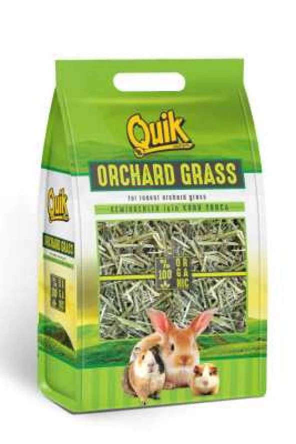 Quik Kuru Yonca Kemirgen Otu 350 gr. Tavşan-Hamster-Guneia Pig Gibi Kemirgenler İçin ürün görseli 1