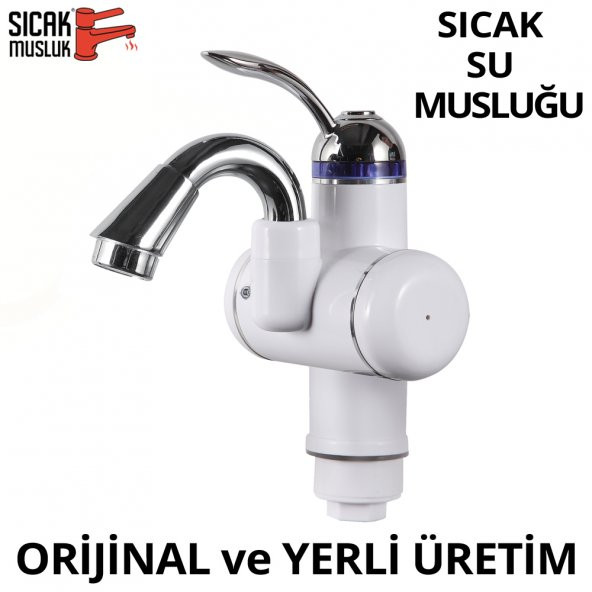 Elektrikli Sıcak Musluk Ani Su Isıtıcı Termal Şofben Musluk ASG-3B ürün görseli 1