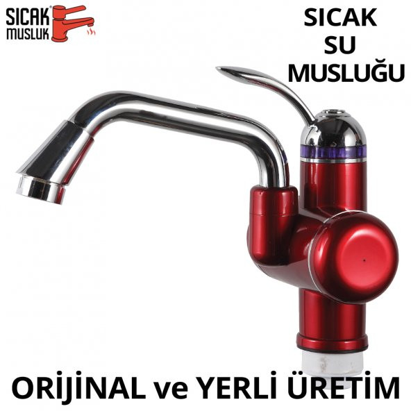Elektrikli Sıcak Musluk Ani Su Isıtıcı Termal Şofben Musluk ASG-2K ürün görseli 1