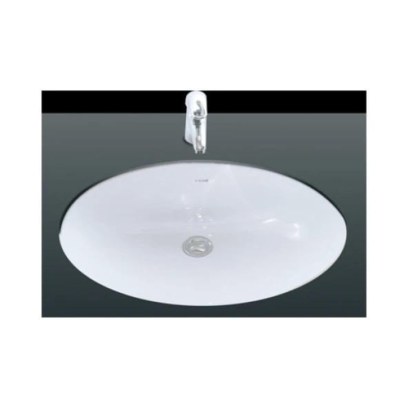 Creavit Tp205 Tezgah Altı Oval Lavabo 40X52 Cm Beyaz ürün görseli 1