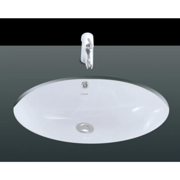 Creavit TP211 Tezgah Altı Oval Lavabo 33*43 cm Beyaz ürün görseli 1