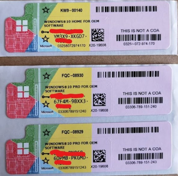 MS.WİNDOWS 10 HOME RTL DIGITAL COA STİCKER LİSANS KEY - Resim 4