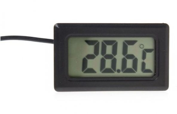 AEK-Tech Mini Dijital Prob Termometre (siyah) - Resim 3