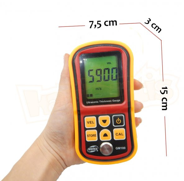 BENETECH GM100 Ultrasonik Kalınlık Ölçer - Resim 6