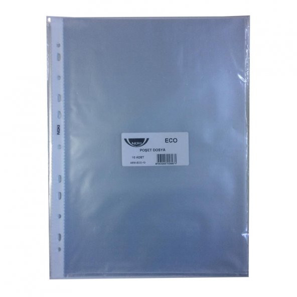 NOKI POSET DOSYA A4 10 LU (4830ECO-10) - Resim 2