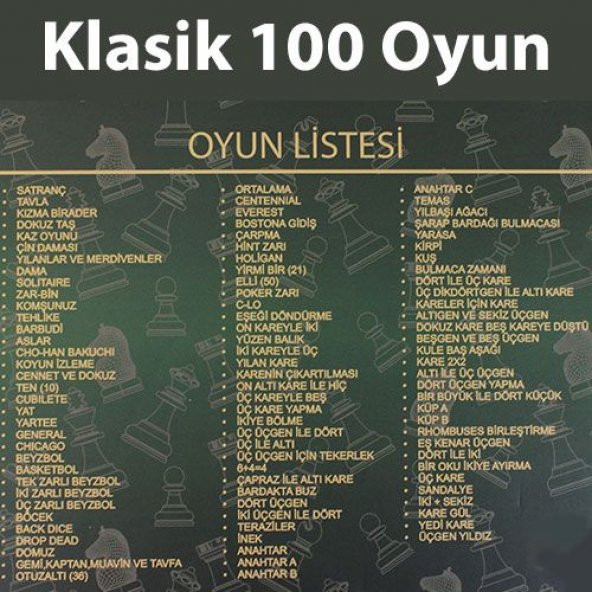 Star 100 Klasik Oyun Seti - Resim 2