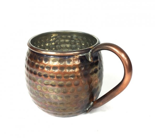 Shark Anatolia Luna Petekli Bakır Kupa Bardak Mug Oksit ürün görseli 1