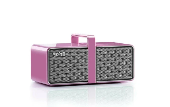 Hercules WAE-BTP03 MINI Pembe Gri Bluetooth Hoparlör - Resim 4