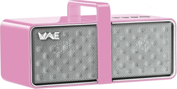 Hercules WAE-BTP03 MINI Pembe Gri Bluetooth Hoparlör - Resim 6