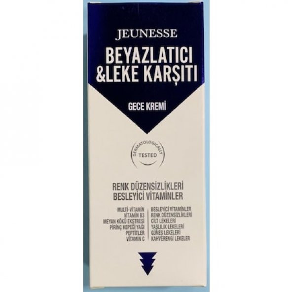 Jeunesse Whitening Anti Spot Gece Kremi 50 ml ürün görseli 1