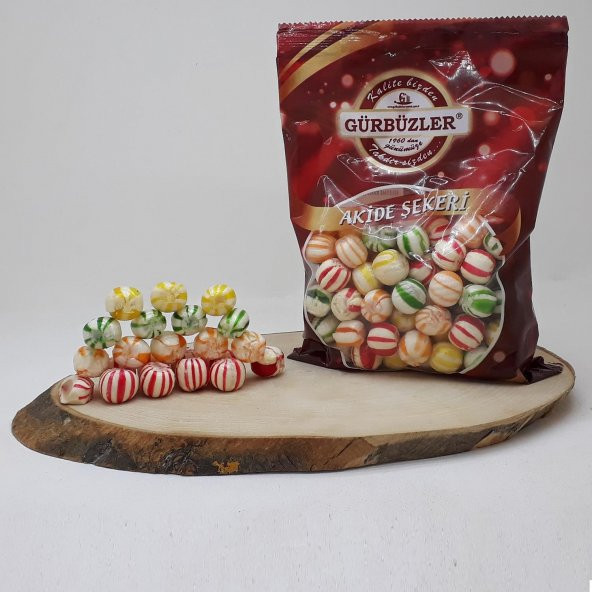 Meyve Aromalı Çizbon Akide Şekeri 500 Gram ürün görseli 1