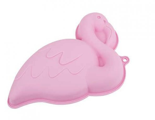 TANTİTONİ AÇIK PEMBE FLAMİNGO ŞEKİLLİ SİLİKON KEK KALIBI ürün görseli 1