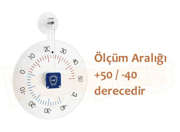 TFA Pencere Termometresi Vantuzlu - Resim 4