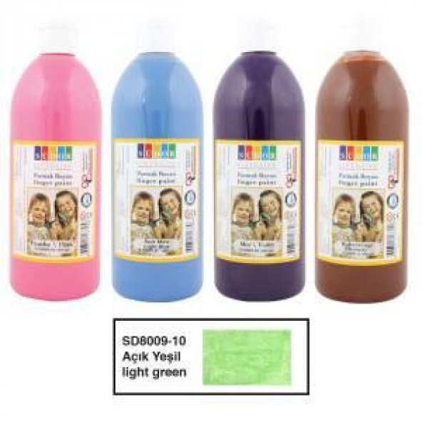 SUDOR PARMAK BOYASI 500ML ACIK YESIL (8009-10) ürün görseli 1