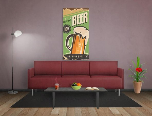 Bira Reklam Afişi Tablosu - Resim 2