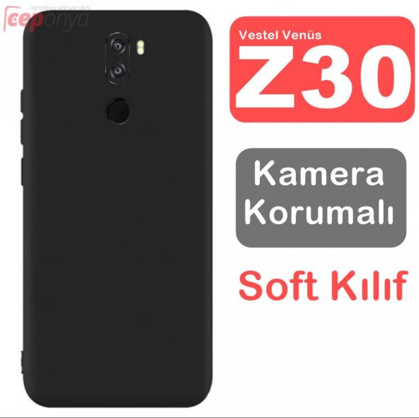 Vestel Venüs Z30 Kamera Korumalı Kaliteli Soft Kılıf ürün görseli 1
