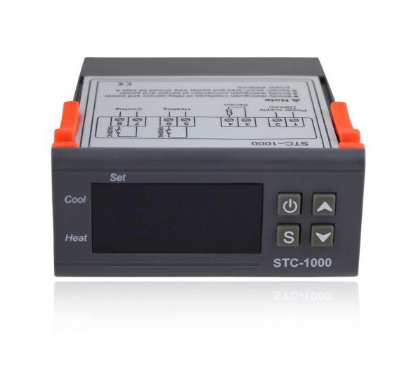 STC-1000 LCD Prob Termostat Problu Sıcaklık Kontrol ürün görseli 1