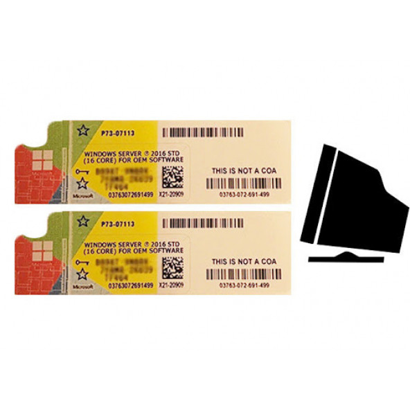 MS Windows Server 2016 Lisans Sticker - Standart - Resim 2