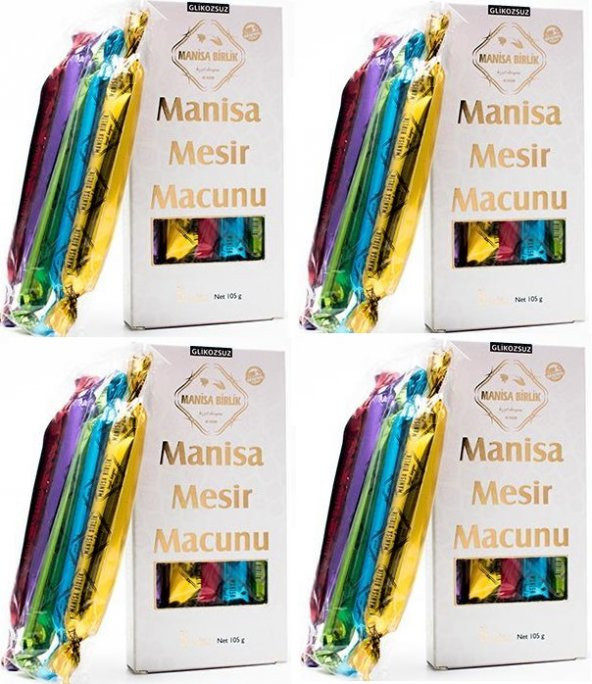 MESİR  BİRLİK MESİR MACUNU GLİKOZSUZ 105 GR 4 LÜ SET 4AD 105 GR 420 GR ürün görseli 1