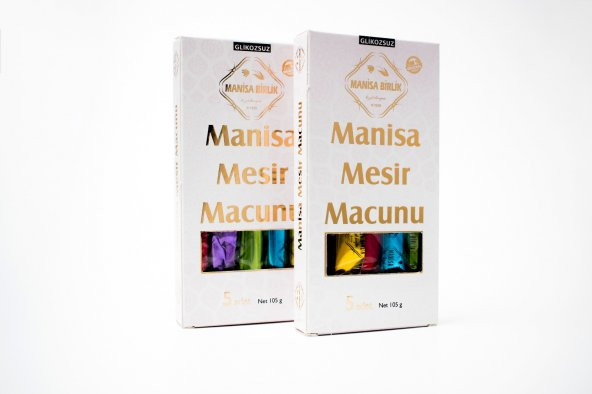 MESİR BİRLİK MESİR MACUNU GLİKOZSUZ 105 GR 5Lİ ÇUBUK 2 Lİ SET 105 2 210 GR ürün görseli 1