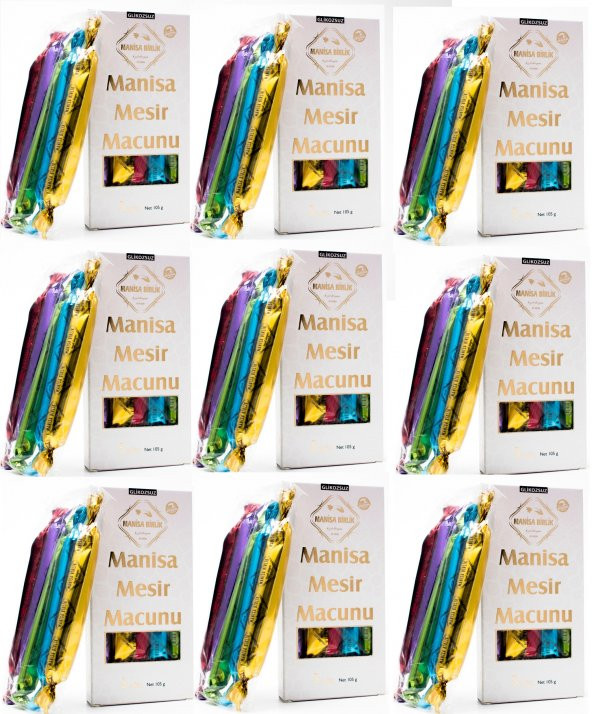 MESİR BİRLİK MESİR MACUNU GLİKOZSUZ 105 GR 9 LU SET 105 GR9 LU SET945 GR ürün görseli 1