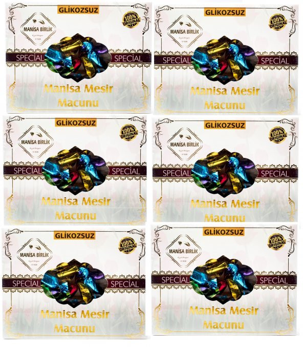 MESİR BİRLİK 350 GR SPERCİAL MESİR MACUNU 6 LI SET ürün görseli 1