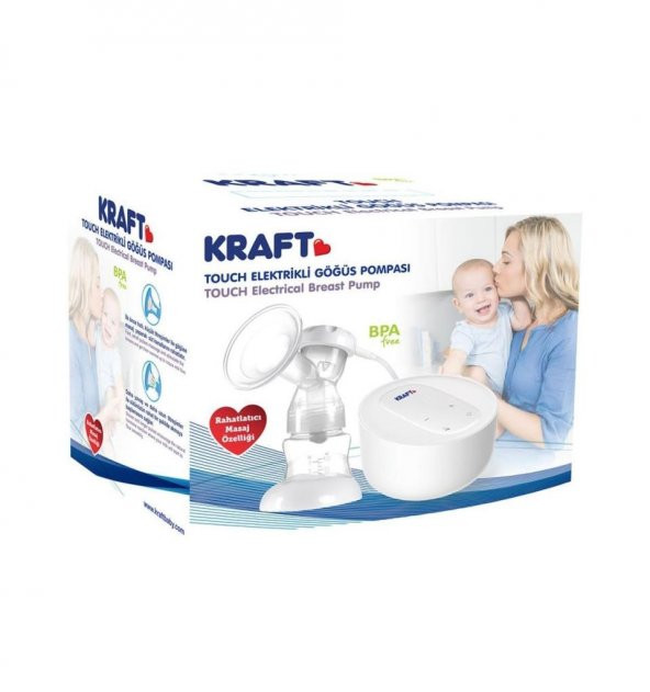 Kraft Touch Elektrikli Göğüs Pompası + Kraft Jelli Göğüs Pedi Hediyeli - Resim 2