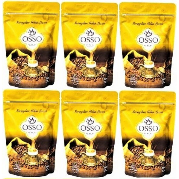 OSSO KAHVE 200 GR 6 LI SET 200   6   1200 GR ürün görseli 1