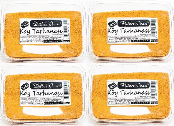 DİLBER OVASI KÖY TARHANASI 500 GR 4 LÜ SET 2000 GR DOGAL ürün görseli 1