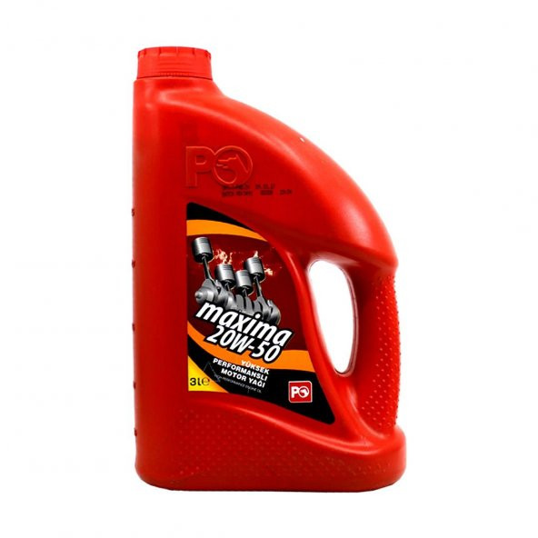 Petrol Ofisi Maxima 20W-50 3 Lt Benzinli Motor Yağı ürün görseli 1