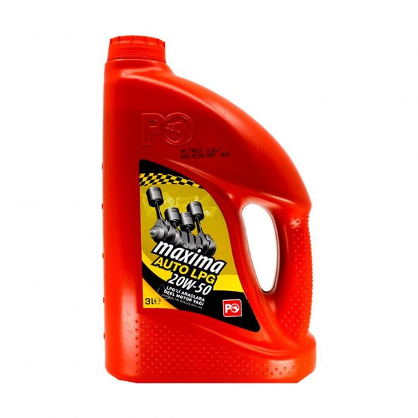 Petrol Ofisi Maxima Auto Lpg 20W-50 3 Lt Motor Yağı ürün görseli 1