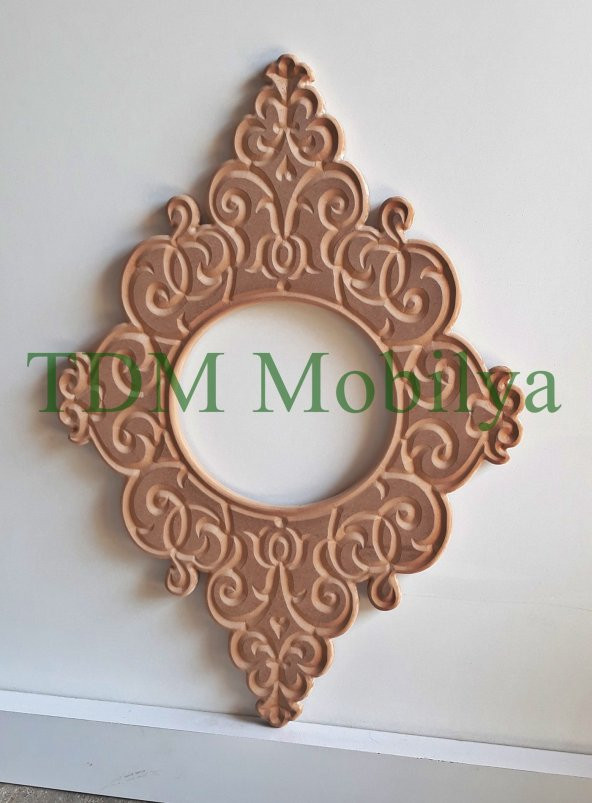 Ahşap Ayna Çerçevesi.CNC İşlemeli Ahşap Çerçeveler TDMAyna-00009 ürün görseli 1