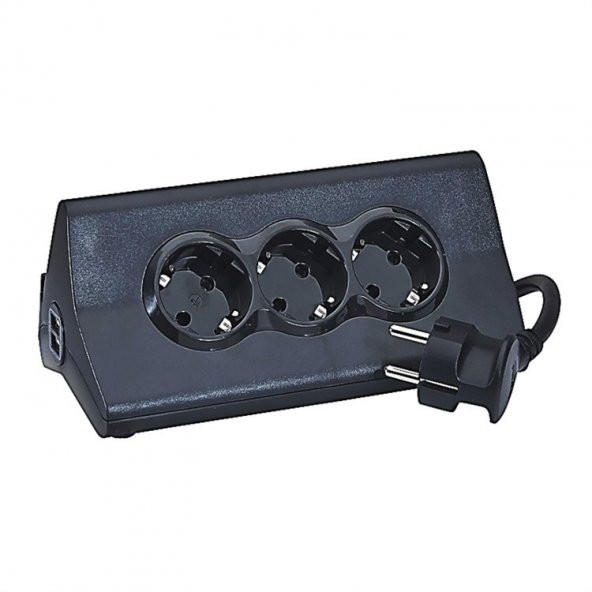 Legrand 694811 Üçlü 2 Usb Şarj Çıkışlı Priz ürün görseli 1