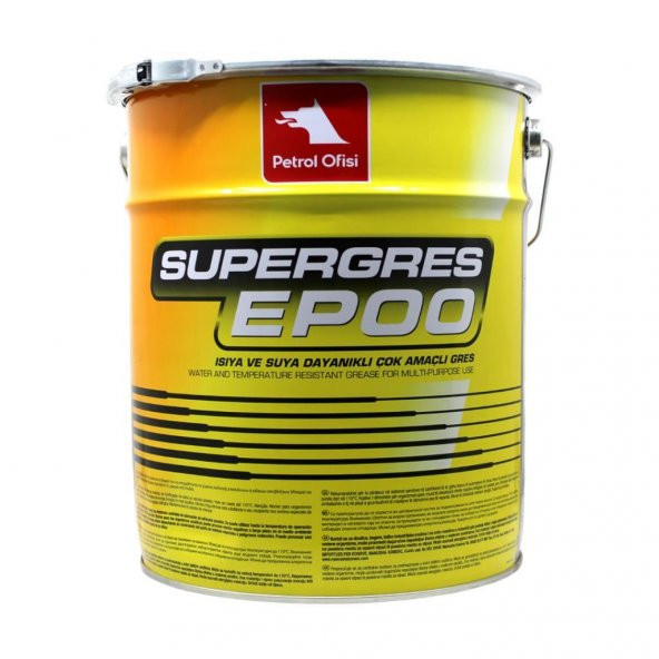 Petrol Ofisi Super Gres Ep 00 15 Kg Lityum Sabunlu Performanslı Gres ürün görseli 1