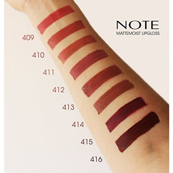 Note Mattemoist Lipgloss 416 Clover Brown - Resim 2