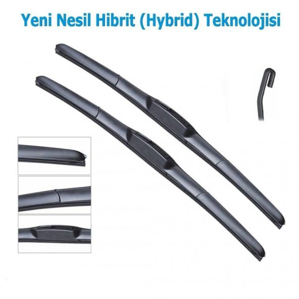 RBW HYBRİD Daewoo Kalos 2002-2005 Ön Silecek Takımı ürün görseli 1
