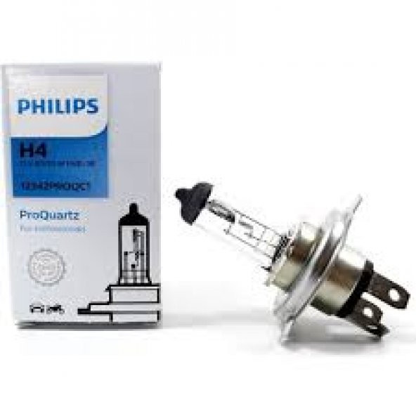 2 ADET 12V PHILIPS H4  60/55W TIRNAKLI ÖN FAR AMPULÜ ürün görseli 1
