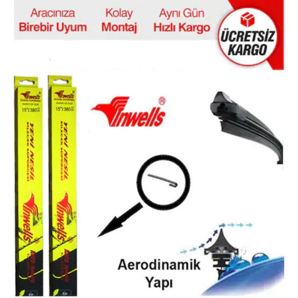 INWELLS Mercedes A160 1998-2004 Ön Muz Silecek Takımı ürün görseli 1