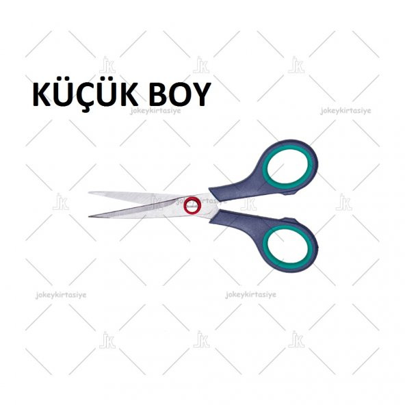 Ofis tipi Kauçuk saplı Küçük Boy Kesim makası (5,5"inç / 14.cm) ürün görseli 1
