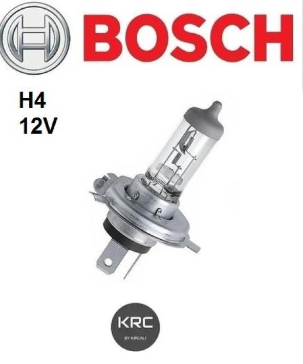 BOSCH H4 12V 55W FAR AMPULÜ 1 ADET ürün görseli 1