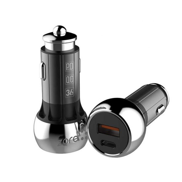 Zore ZR-C1 Type-C 2 in 1 Araç Şarj Seti - Resim 8