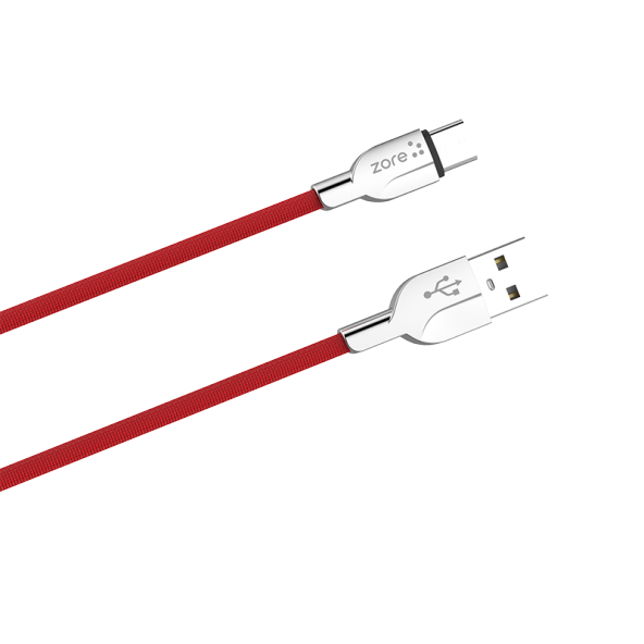 Zore  2.4A 1M Dayanıklı Akıllı Çip Type-C Usb Kablo - Resim 2