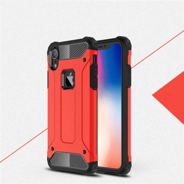 iPhone XR 6.1 Hybrit Armor Zırh Kılıf ürün görseli 1