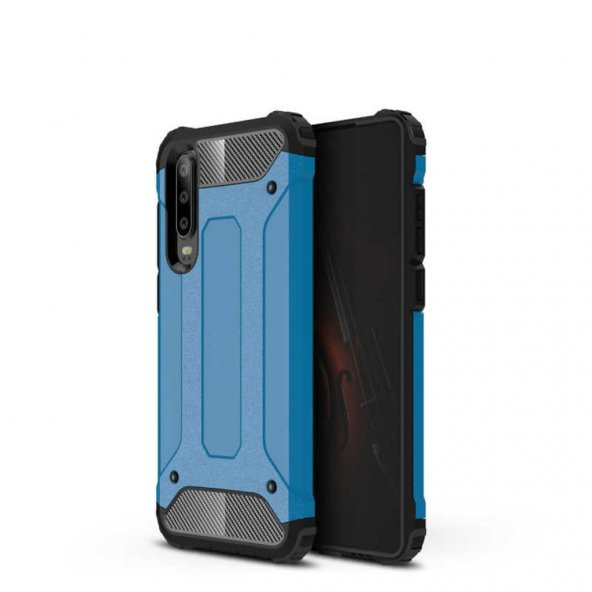 Huawei P30 Hybrid Armor Zırh Koruma Kılıf ürün görseli 1