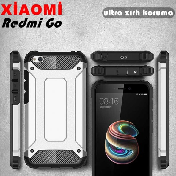 Xiaomi Redmi Go Armor Hyrbit Zırh Kılıf ürün görseli 1