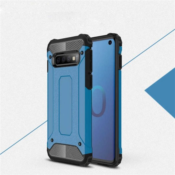Galaxy S10 Hybrit Zırh Armor Kılıf ürün görseli 1