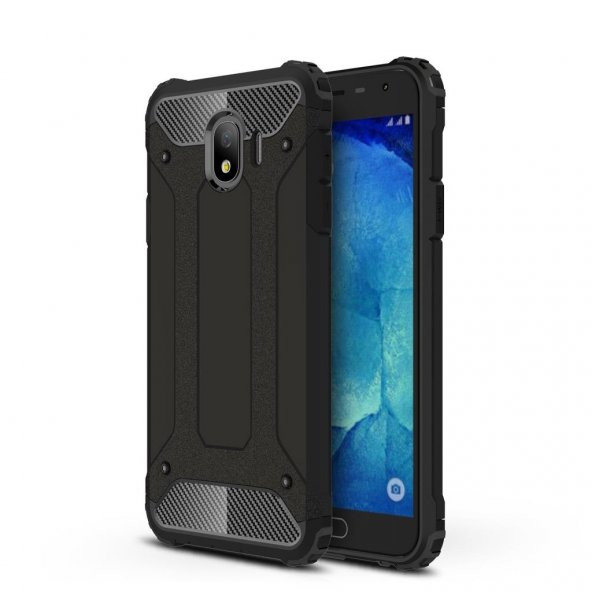 Galaxy J4 Plus Hybrit Zırh Armor Kılıf - Resim 7