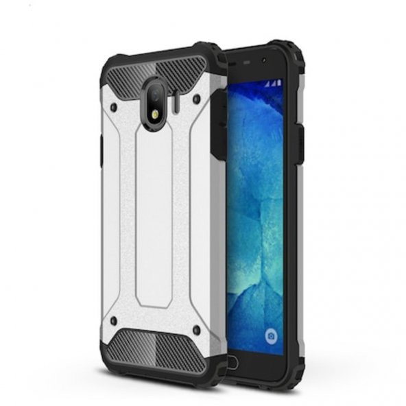 Galaxy J4 Plus Hybrit Zırh Armor Kılıf - Resim 9